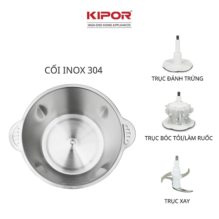 Ảnh Máy xay thịt cối inox Kipor KP-MC502