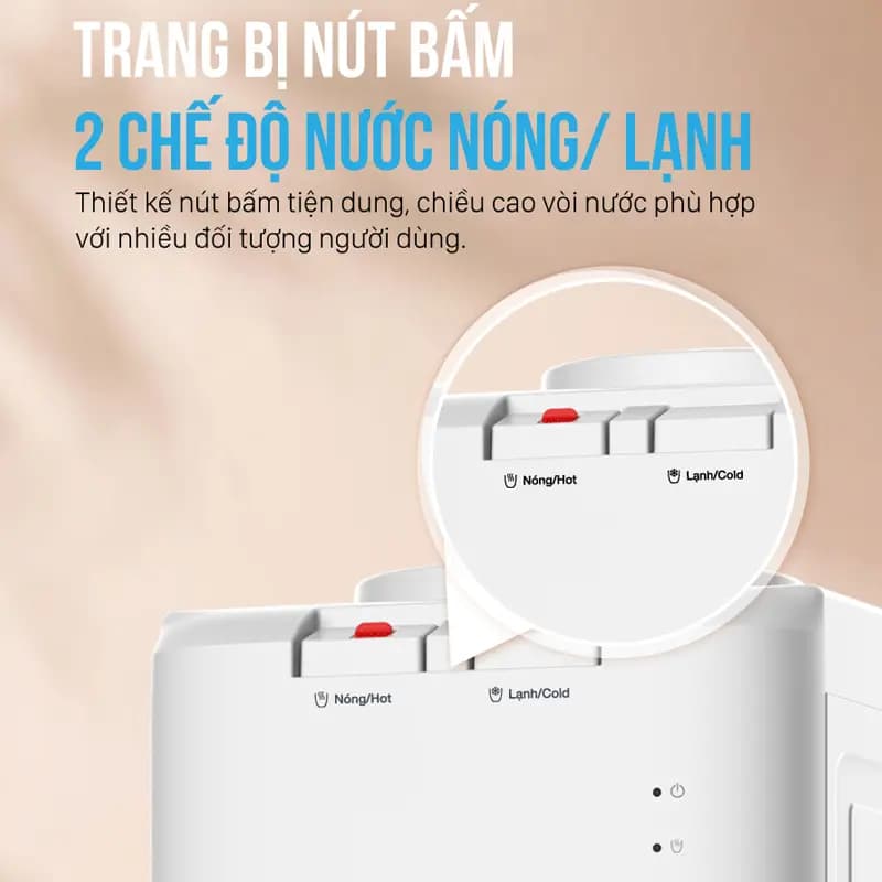 Ảnh Cây nước nóng lạnh Coex CW-7120 (1 vòi 2 chế độ nóng, lạnh, Có tủ để đồ)
