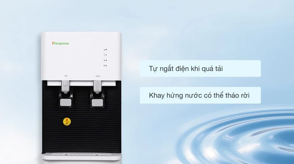 Ảnh Cây nước 2 vòi Kangaroo KG49A3-bình hút