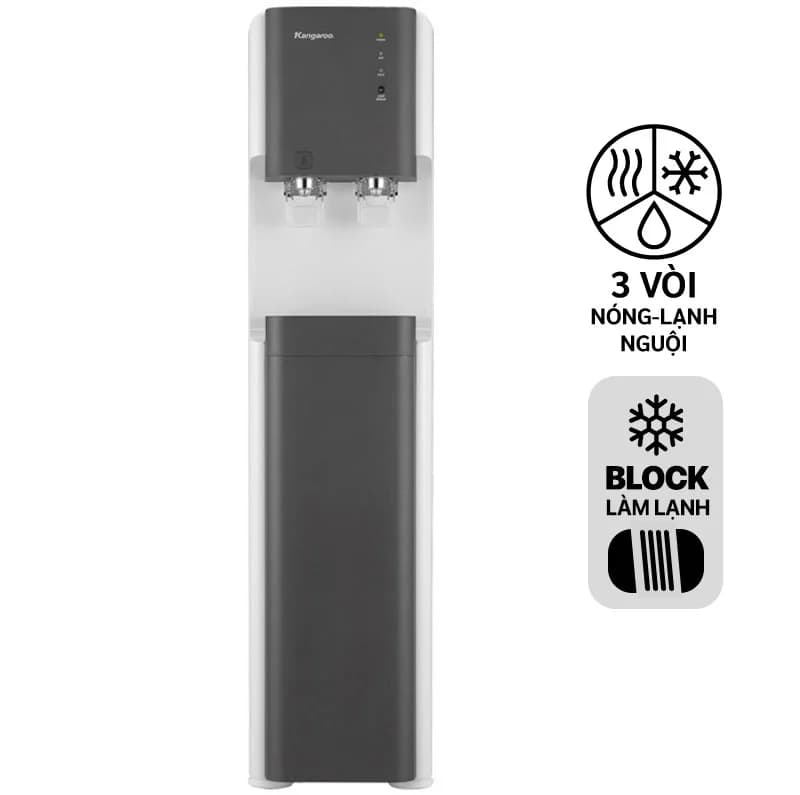 Ảnh Cây lọc nước nóng lạnh 2 vòi Kangaroo KG50W08-Korea