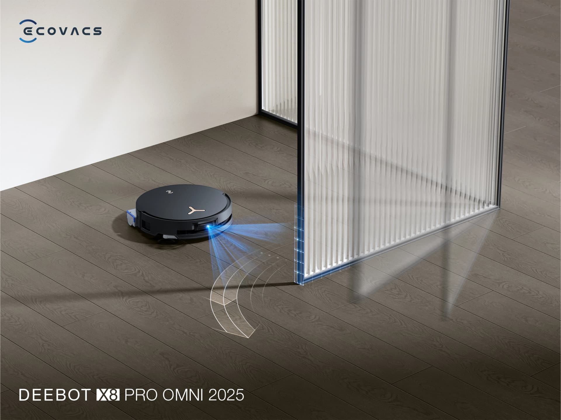 Ảnh Robot hút bụi thông minh ECOVACS Deebot X8 PRO OMNI đen
