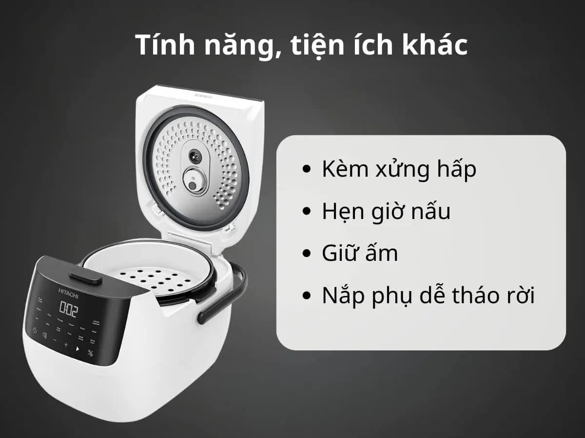 Ảnh Nồi cơm điện tử 1,8L Hitachi RZ-R18XN(W)