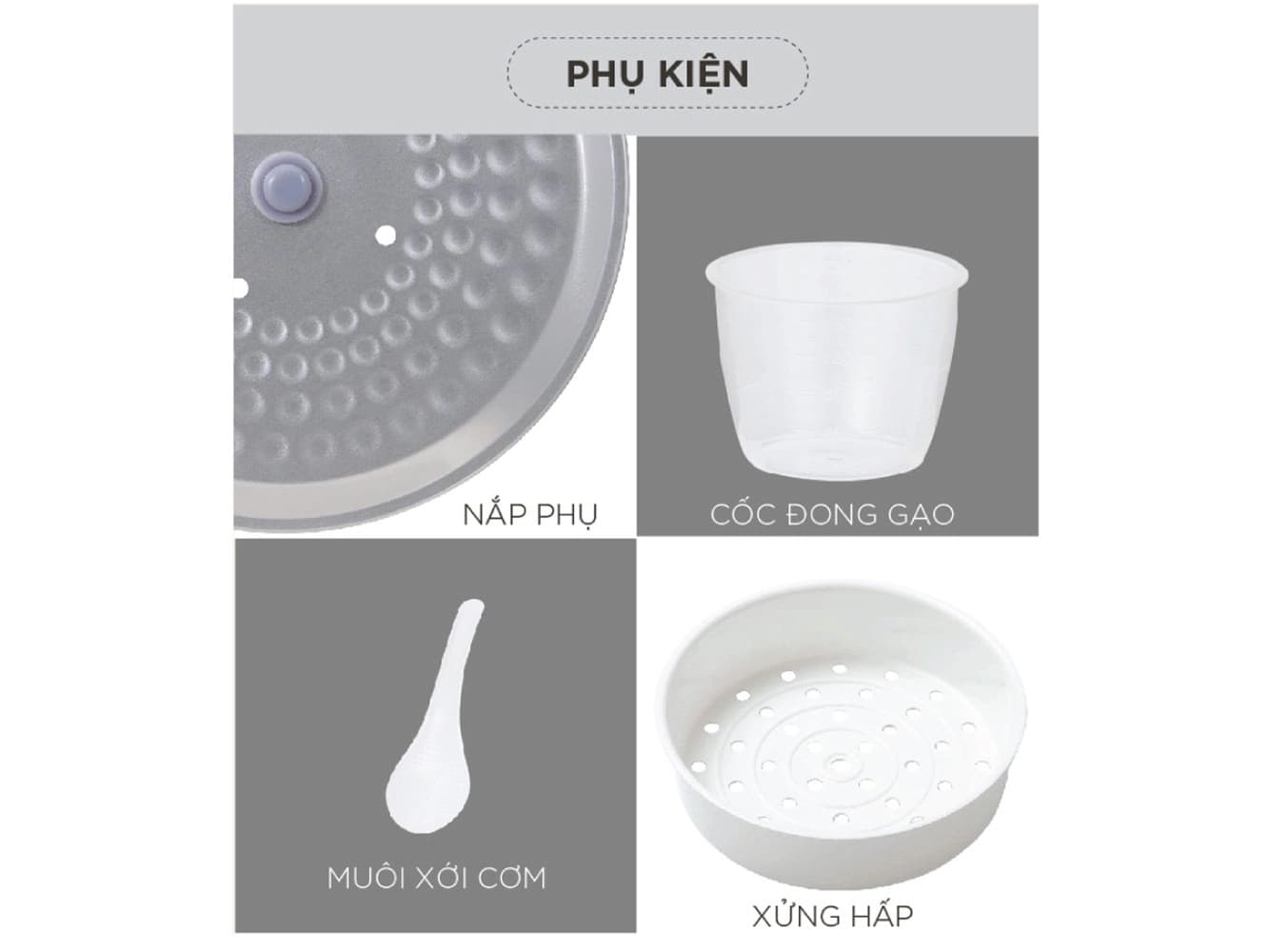 Ảnh Nồi cơm điện cơ 1,8L Cuckoo CR-1095/WHVNCV