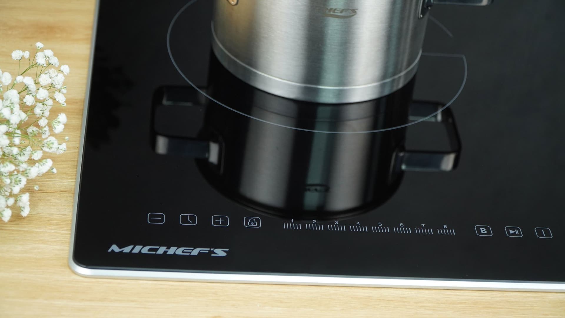 Ảnh Bếp từ đôi Inverter Mi Chef's MID2005I 4400W