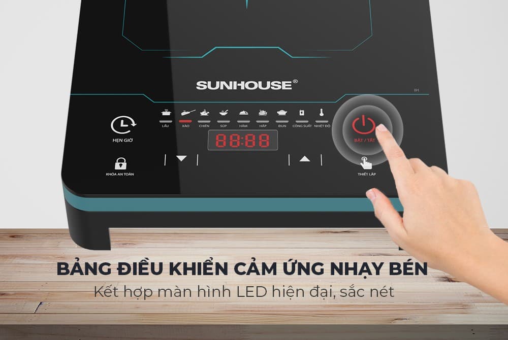 Ảnh Bếp từ cảm ứng Sunhouse SHD6873 (Kèm lẩu)