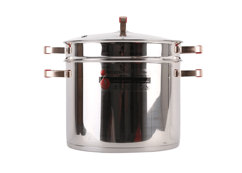 Ảnh Nồi hấp từ đa năng Elmich Inox 304 Red Velvet 28cm EL0979 - 2350979