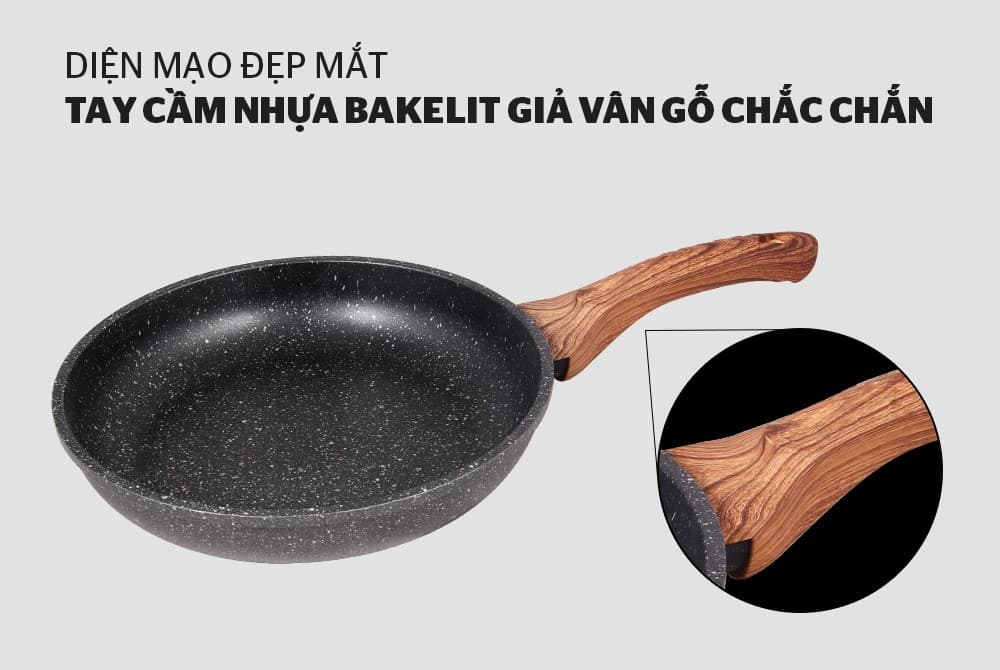 Ảnh Chảo từ siêu bền vân đá Sunhouse Mama SHG1128MMC