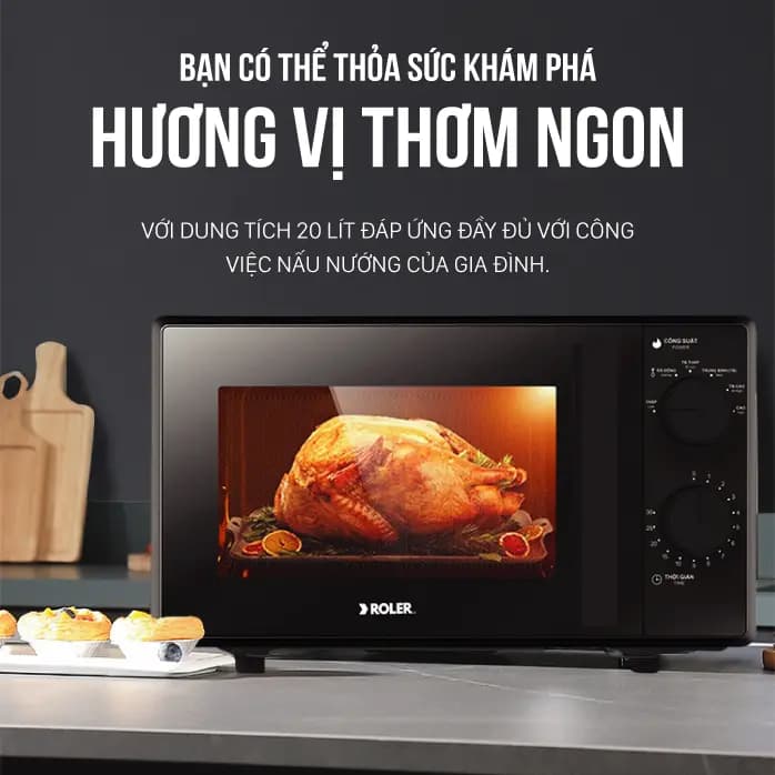 Ảnh Lò vi sóng Roler RM-3213 (20 Lít, 700W)