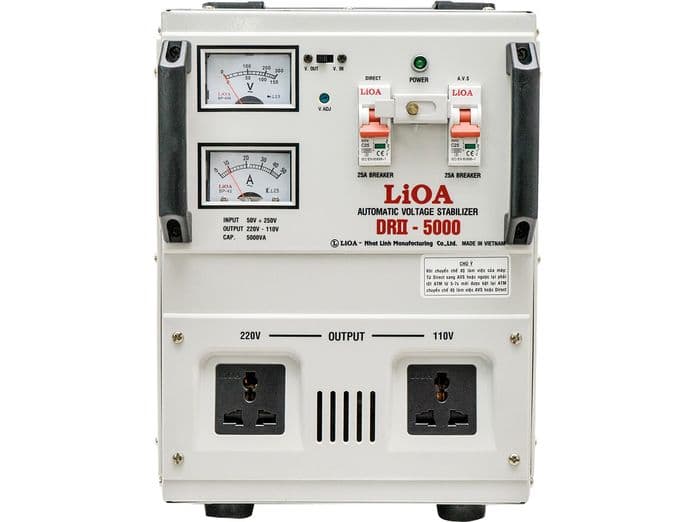 Ảnh Ổn áp 1 pha Lioa 5KVA DRII-5000/ DRII-5000II