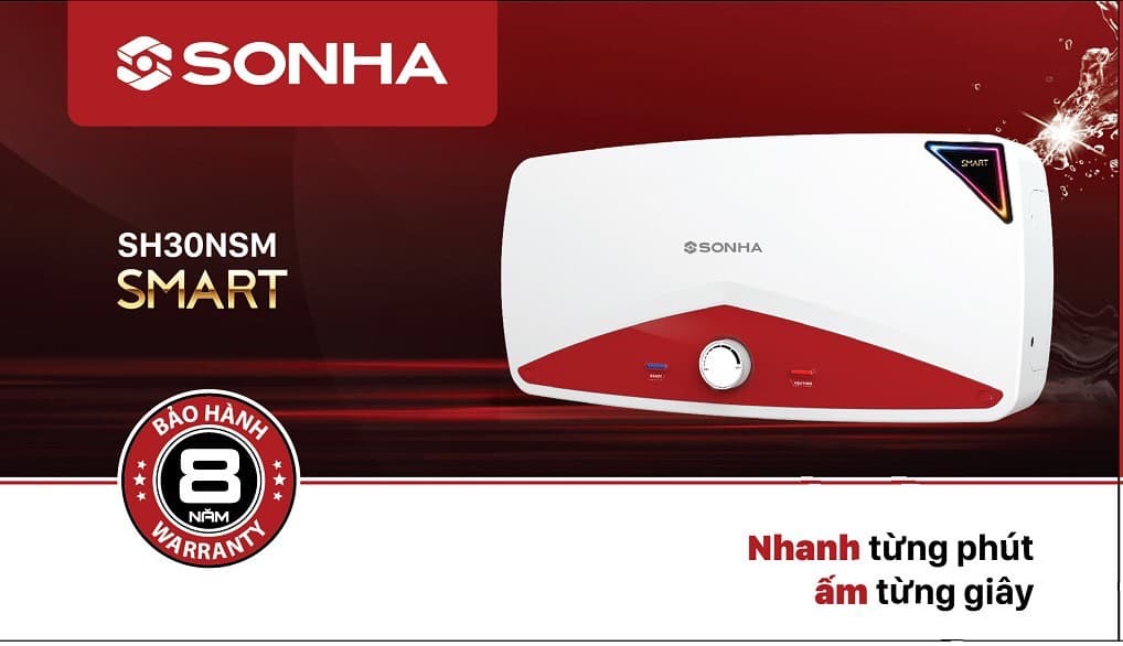 Ảnh Bình nóng lạnh gián tiếp Sơn Hà 30L Smart SH30NSM