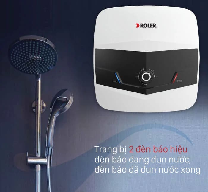 Ảnh Bình nóng lạnh gián tiếp 30L Roler WH-8113 (Kiểu vuông)