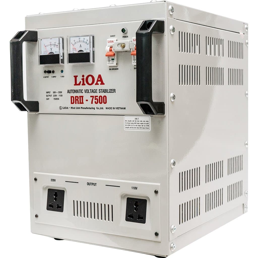 Ảnh Ổn áp 1 pha Lioa 7,5KVA DRII-7500/ DRII-7500II