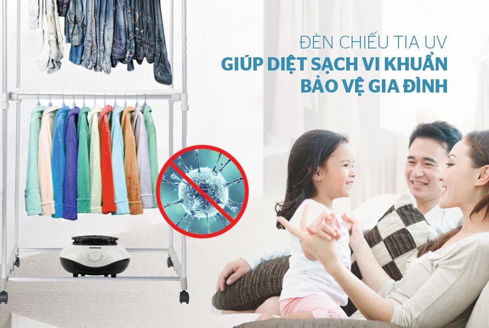 Ảnh Tủ sấy quần áo Sunhouse SHD2702-hộp