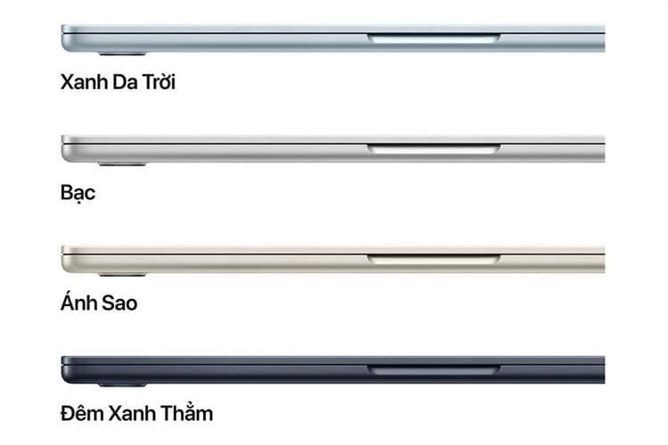Ảnh Macbook Air M4 13 inch 10CPU/10GPU/24GB/512GB - Sky Blue