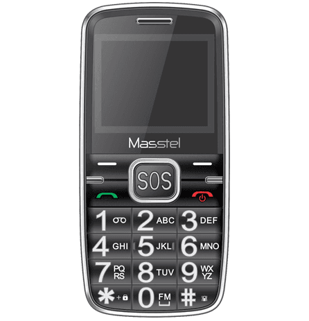 Ảnh Điện thoại Masstel FAMI S2 màu đen (BLACK)