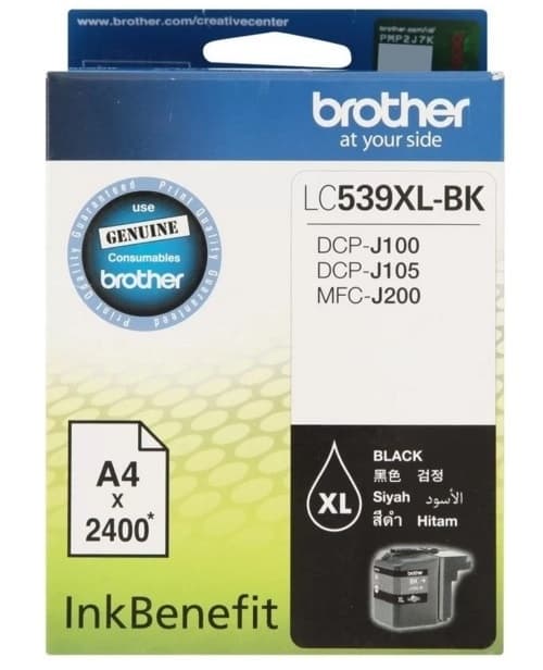 Ảnh Mực LC-539XL BK. Mực đen cho máy DCP-J100/J105/MFC-J200 - 2.400 trang