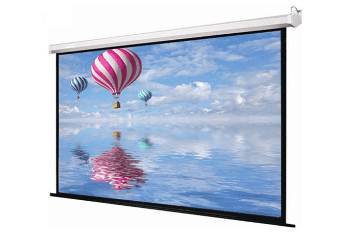Ảnh Màn chiếu treo tường Ecoscreen(P84WS) 84" x 84" : Kích thước: 2.13 x 2.13m (120")
