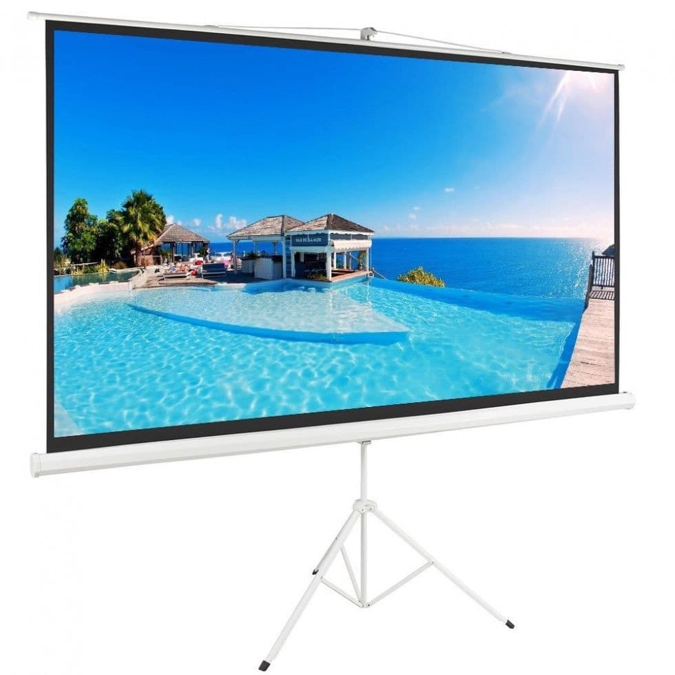 Ảnh Màn chiếu 3 chân Eco screen(P60TS) 84" 1,52 m x 1,52 m - Bỏ vừa ô tô