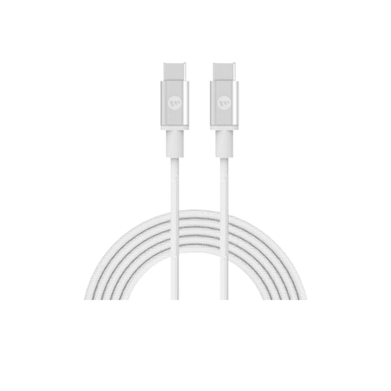 Ảnh Cáp USB-C to USB-C (60W) mophie Essential 1M White - 409912186mophie Essential 1M White - 409912186