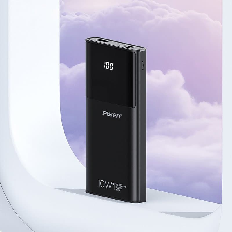 Ảnh Sạc dự phòng PISEN-Mr White Digital 10000mAh/ TP-D33(GLB)