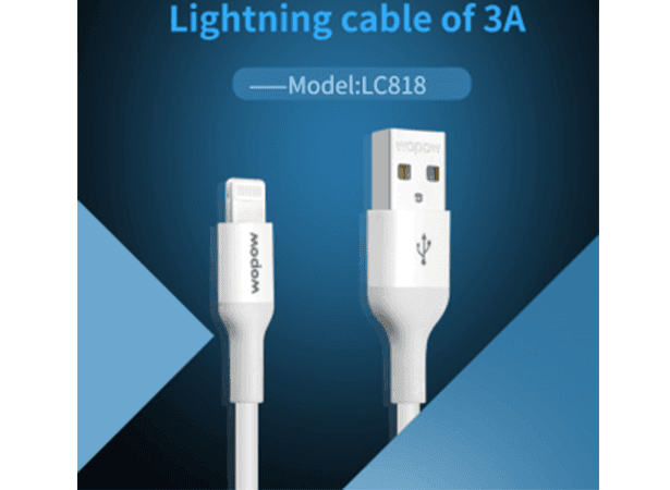 Ảnh Cáp sạc Lightning Wopow LC818 1m