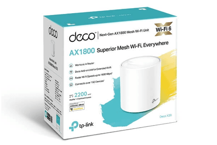 Ảnh Bộ phát Wifi Mesh cho gia đình chuẩn AX3000 TPLink Deco X60 (1 pack)