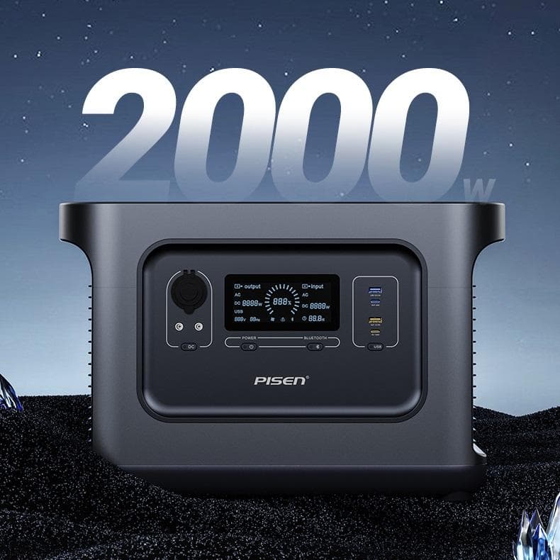 Ảnh Trạm điện di động, cập điện AC & DC - Super Fast PISEN PowerWild 2000W