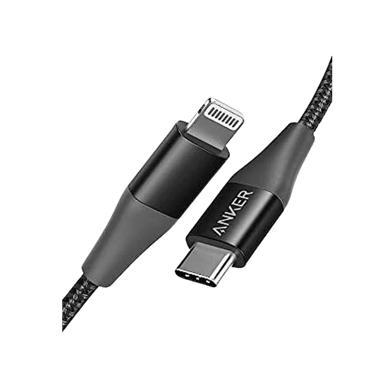 Ảnh Cáp sạc Anker PowerLine +II C-L 0.9m Nylon màu đen (black) B2B_A8652H11