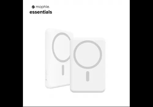 Ảnh Sạc dự phòng ko dây mophie Essentials Snap+ 5,000mAh - White - 401112181