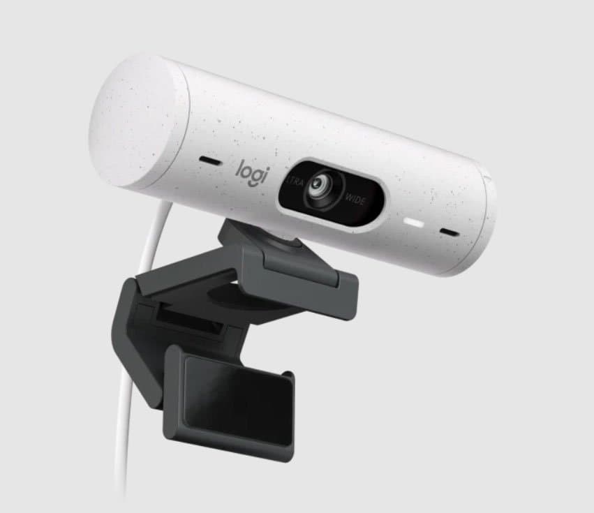 Ảnh Webcam Logitech Brio 500 màu trắng