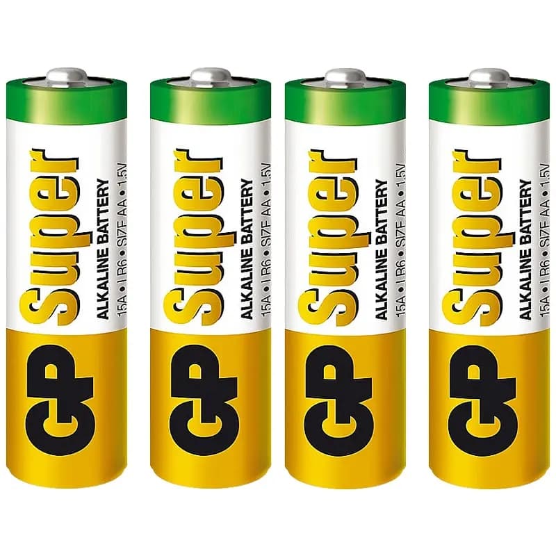Ảnh Pin tiểu Alkaline AA GP15AETA21-2GSBC4 (vỉ 4 viên) 