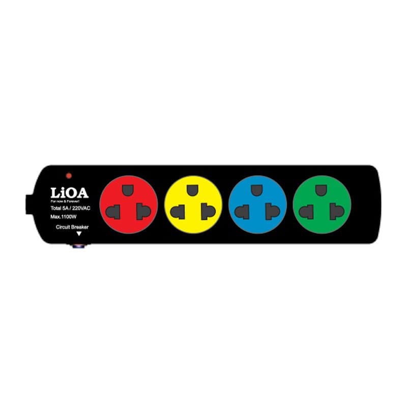 Ảnh Ổ cắm Lioa 4SN có CB dây 3mx2 5A
