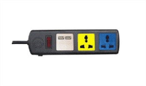 Ảnh Ổ cắm kết hợp cổng sạc USB 5v-1A Lioa 3m 3D32NUSB