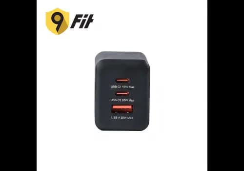 Ảnh Củ sạc 9FIT PD 65W 1A2C GaN Black - 9FAC002B