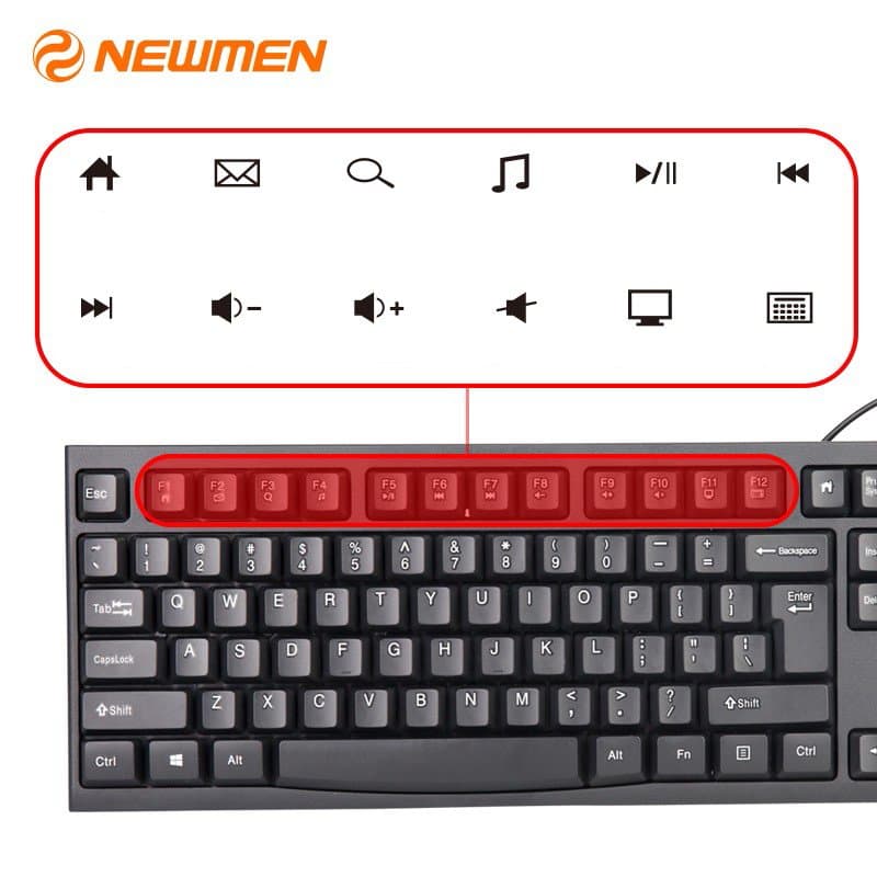 Ảnh Bộ bàn phím, chuột máy tính có dây Newmen T205