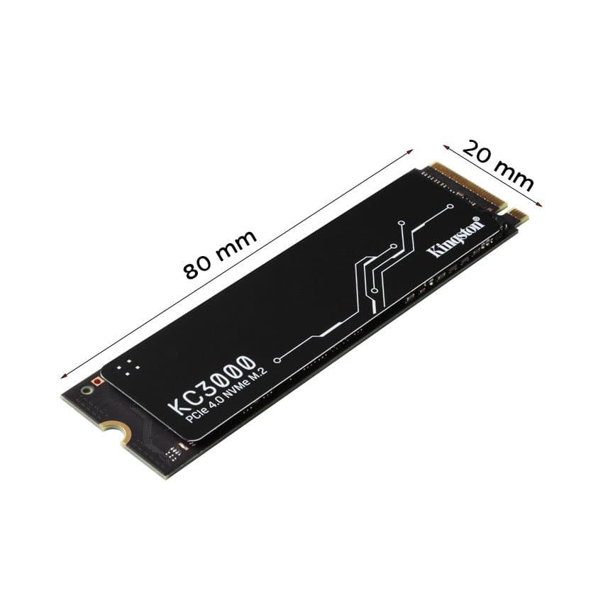Ảnh Ổ cứng SSD Kingston KC3000 NVMe™ PCIe Gen 4.0 SKC3000S/1024G