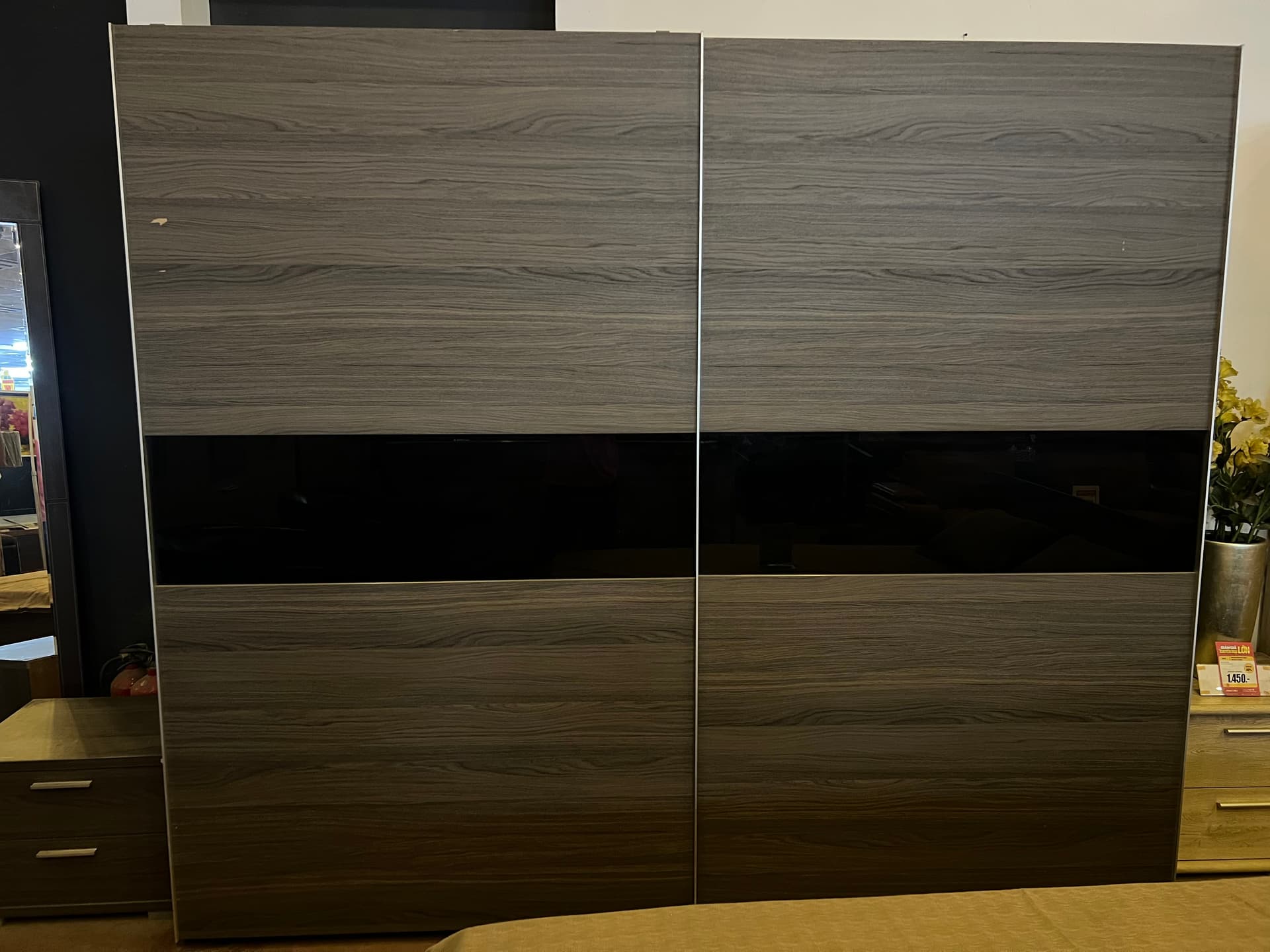 Ảnh Tủ trượt 2 cánh 2.5m, ELLAS25 màu oak (6) - Thương hiệu NEYT