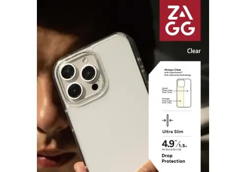 Ảnh Ốp lưng iPhone 16 Pro - ZAGG ESNTL - Clear - 702315563