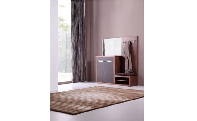 Ảnh Tủ giày Valencasa R090 màu Walnut (3)