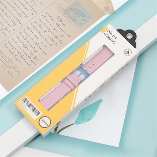 Ảnh Dây da đồng hồ 16mm L020-03-16 Hồng