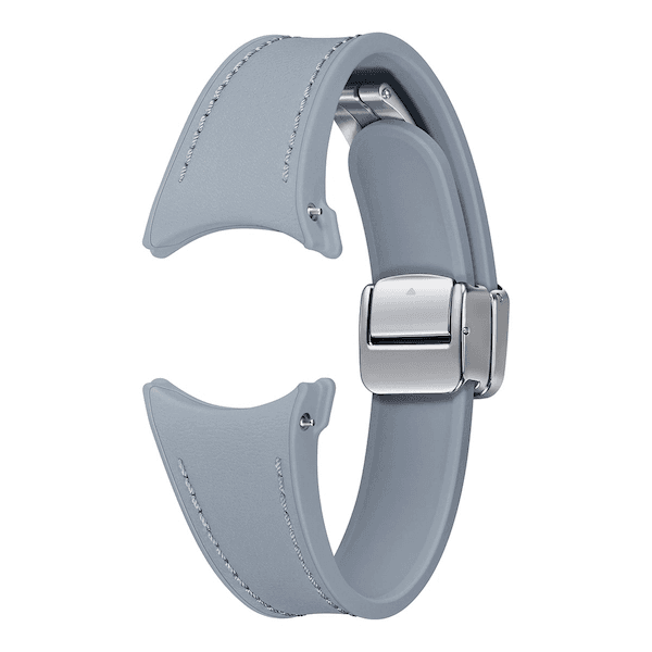 Ảnh Dây Da Khóa D Samsung Galaxy Watch Size S/M Xanh Dương