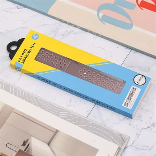 Ảnh Dây silicone MVW mặt 40mm M01-04-40 Nâu