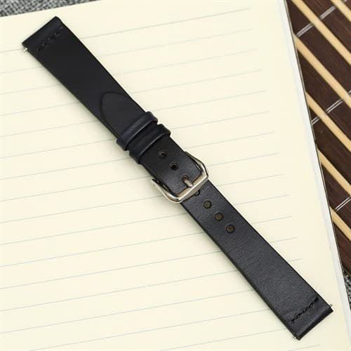 Ảnh Dây da tổng hợp đồng hồ 16mm DVM2K3 Đen