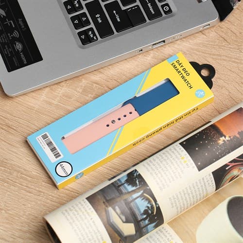 Ảnh Dây silicone MVW mặt 44mm M02-02-44 Xanh Hồng