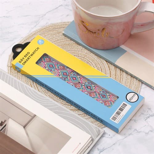 Ảnh Dây silicone MVW mặt 40mm M05-05-40 Hoa văn
