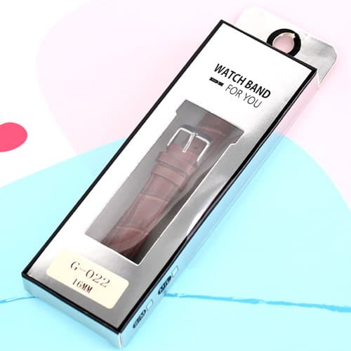 Ảnh Dây da đồng hồ 16mm G022 Nâu