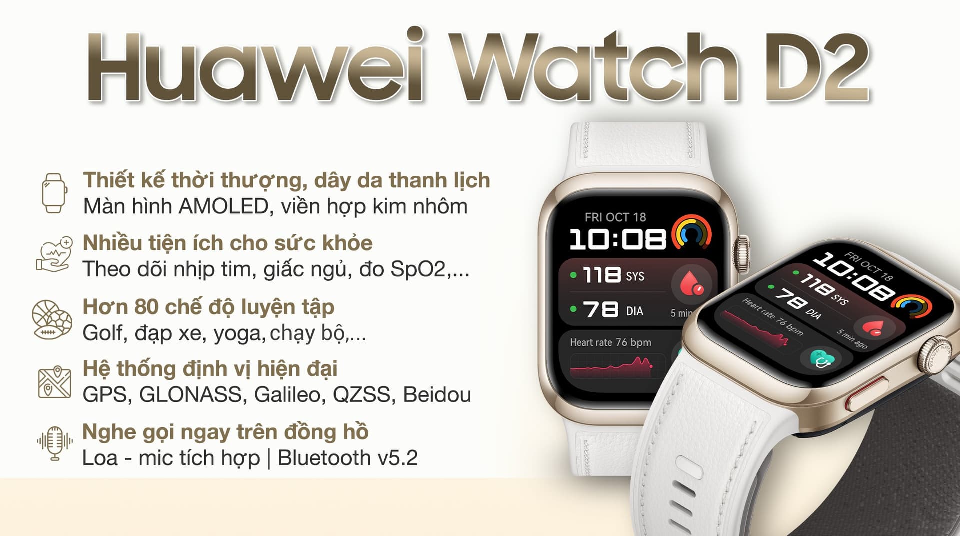 Ảnh Đồng hồ thông minh Huawei Watch D2 48mm
