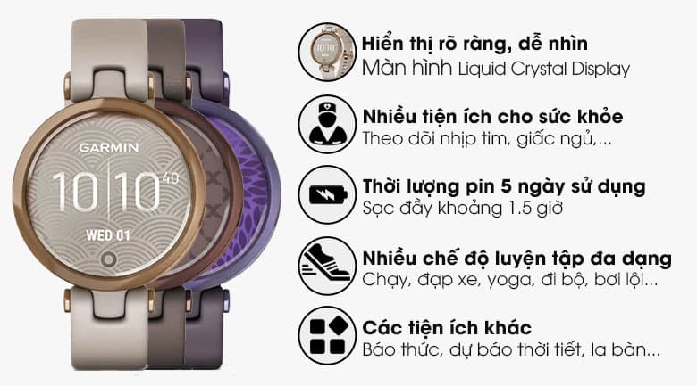 Ảnh Đồng hồ thông minh Garmin Lily 34.5mm