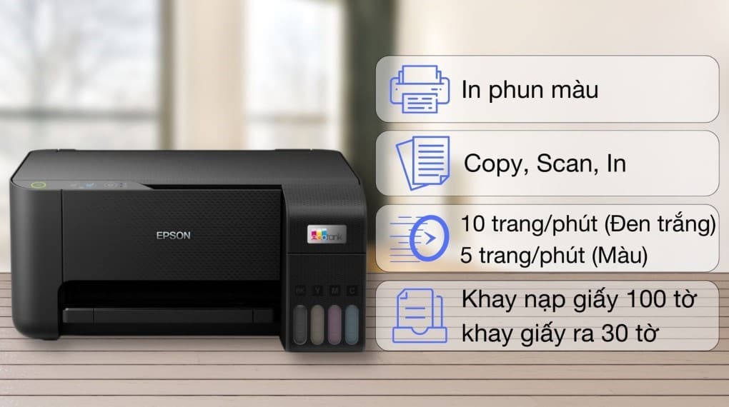 Ảnh Máy In phun Màu Đa Năng Epson EcoTank L3210 (C11CJ68501)
