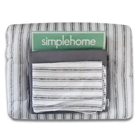 Ảnh Bộ Drap Mền Gối SIMPLEHOME 160 X 200CM XS1
